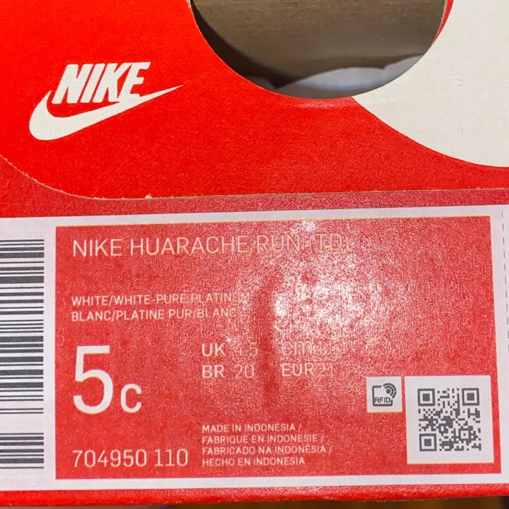 Kids Nike Huarache shoes size 5c - Picture 7 of 7